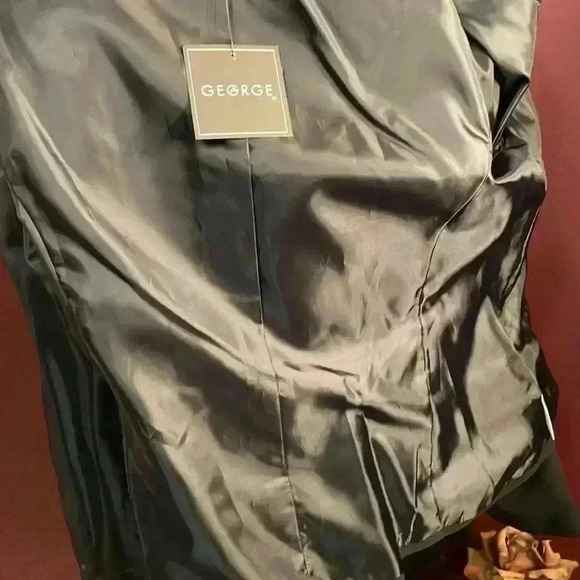 George Stretch NWT Women’s 12 Black Full Zip Up Blazer - Picture 9 of 9